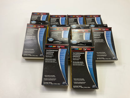 (10) PACK - Color Extra CX8332 Waterproof Sanding Sponge, 3''x5'', 80 GRIT