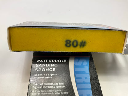 (10) PACK - Color Extra CX8332 Waterproof Sanding Sponge, 3''x5'', 80 GRIT