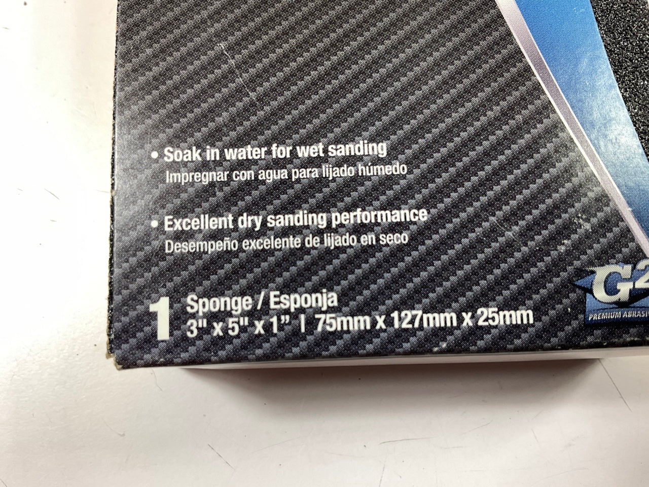 (2) Color Extra CX8332 Waterproof Sanding Sponges 3''X5''X1'' P80 80 Grit
