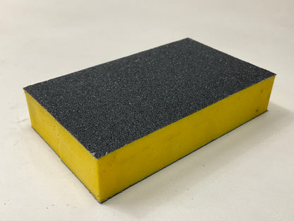 (5) PACK - Color Extra CX8332 Waterproof Sanding Sponge, 3''x5'', 80 GRIT