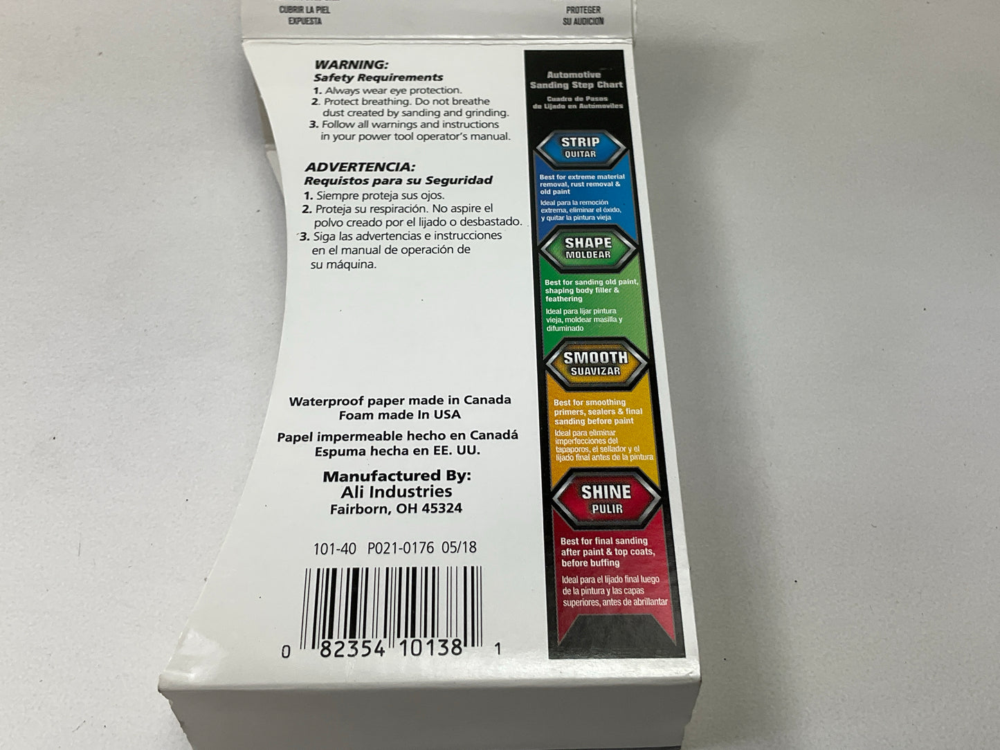 (5) PACK - Color Extra CX8332 Waterproof Sanding Sponge, 3''x5'', 80 GRIT