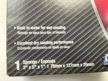 (2) Color Extra CX8333 Waterproof Sanding Sponge P1000 Shine 1000 Grit 3''x5''x1''