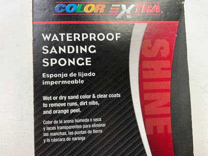 (2) Color Extra CX8333 Waterproof Sanding Sponge P1000 Shine 1000 Grit 3''x5''x1''