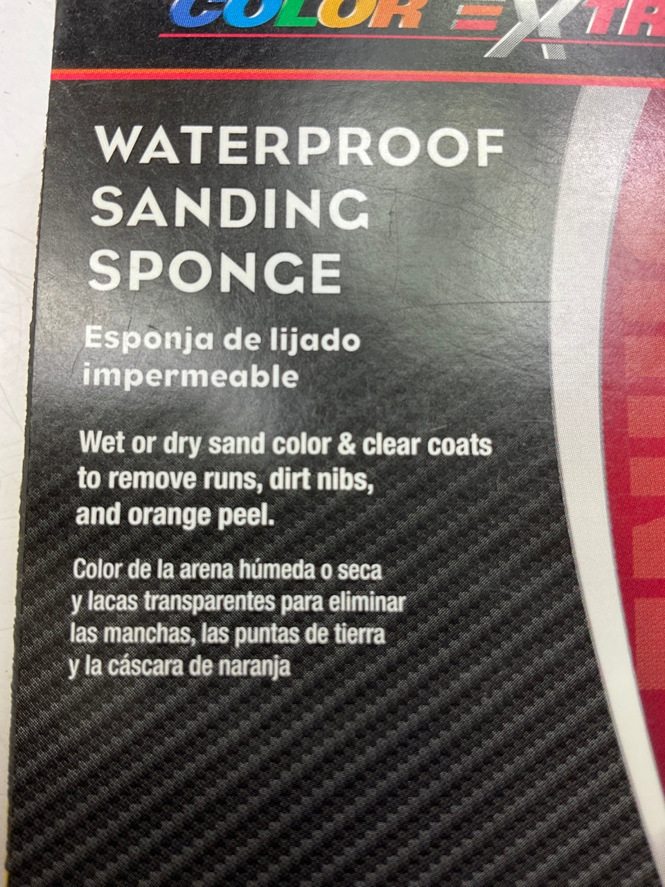 Color Extra CX8334 Waterproof Sanding Sponge P1500 Shine 1500 Grit 3'' X 5'' X 1''