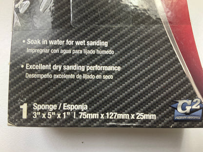 (5) Color Extra CX8335 Waterproof Sanding Sponge P2000 Shine 2000 Grit 3''x5''x1''