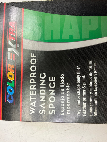 Color Extra CX8349 Waterproof Sanding Sponge - 3'' X 5'' X 1'' -  P320 320 Grit