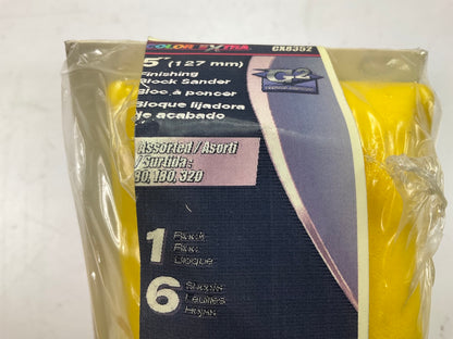(2) Color Extra CX8352 5'' Finishing Block Sander W/ 6 Assorted Sheets 80 180 320