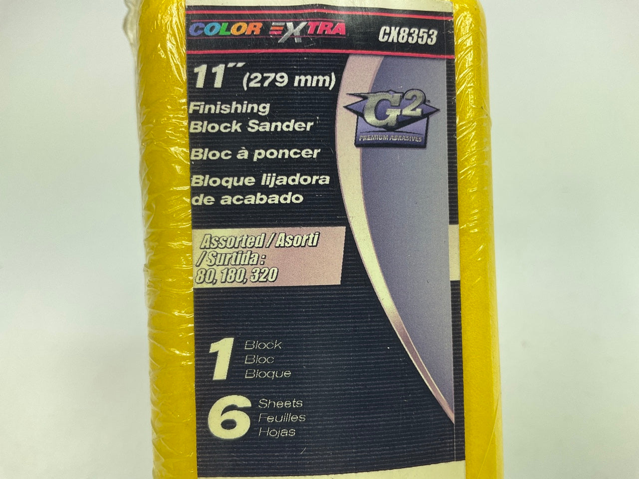 Color Extra CX8353 11'' Finishing Block Sander Tool