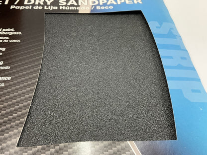 Pack Of 6 - Color Extra CX8368 WET / DRY Sandpaper Sheets 9'' X 11'' 80 Grit