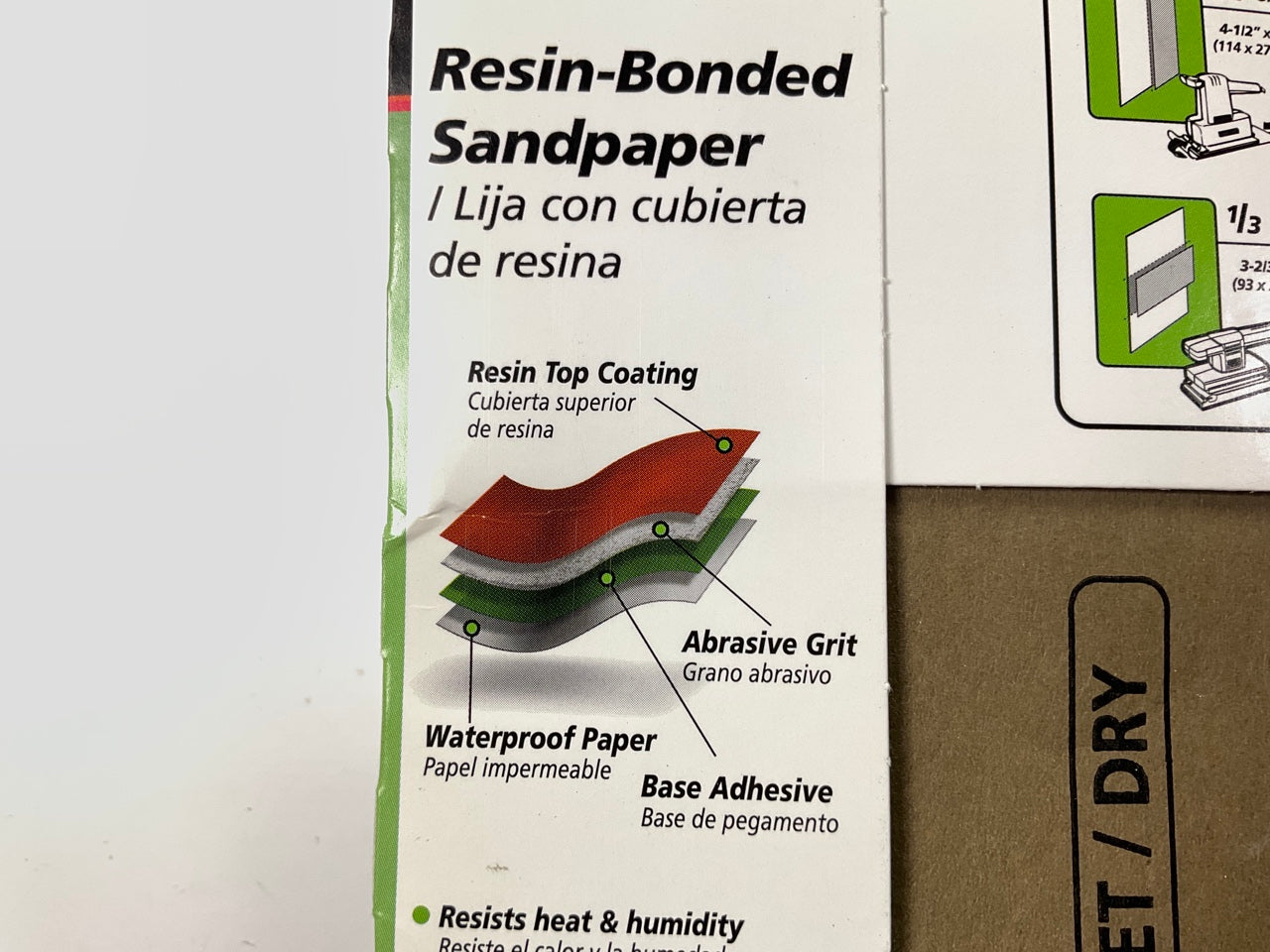 Pack Of 3 Color Extra CX8369 WET/DRY Sandpaper Sheets P180 Grit Shape 9''X11''