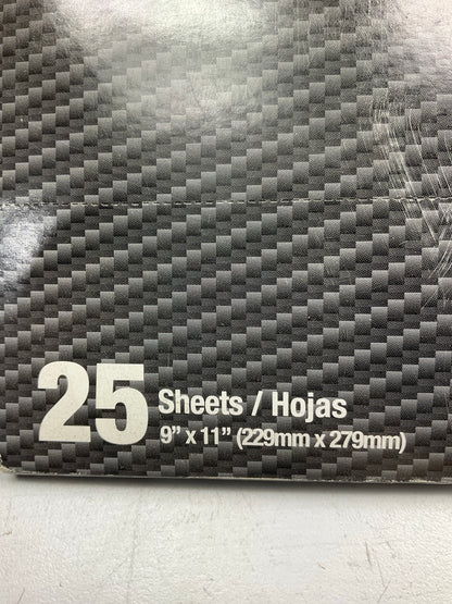 25 Sheets - Color Extra CX8405  9''x11'', P220 Grit Sandpaper Sheets, Wet Or Dry