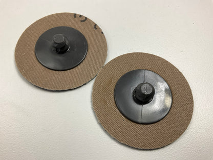 25 Total - Color Extra CX8431 Surface Prep 2'' Grinding Sanding Disc, 36 Grit