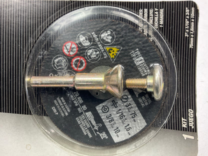 (10) - Color Extra CX8460 Metal & Steel Cut-Off Wheel W/ Arbor 3'' X 1-16'' X 3/8''