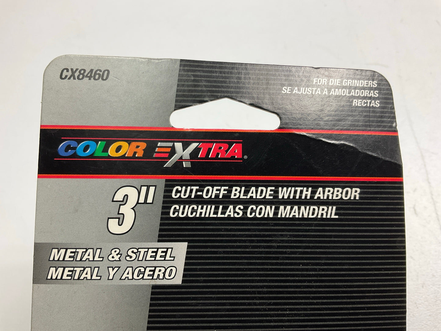 (10) - Color Extra CX8460 Metal & Steel Cut-Off Wheel W/ Arbor 3'' X 1-16'' X 3/8''