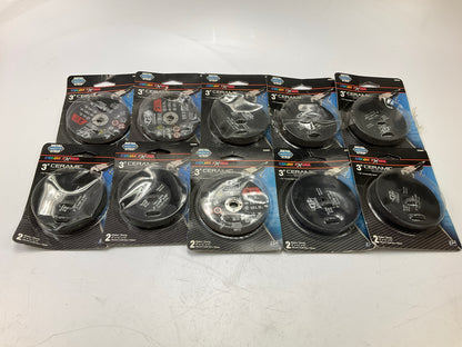 (10)  Color Extra CX8464 Ceramic Metal Cut-Off Wheel 3'' X 1/16'' X 3/8