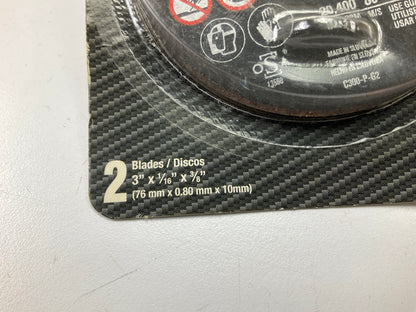 (10)  Color Extra CX8464 Ceramic Metal Cut-Off Wheel 3'' X 1/16'' X 3/8