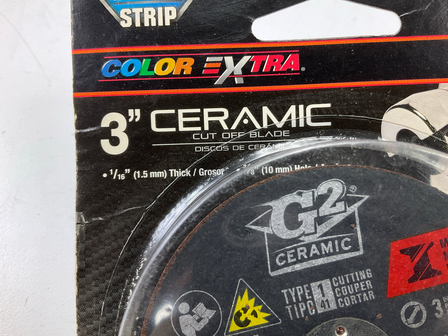 (10)  Color Extra CX8464 Ceramic Metal Cut-Off Wheel 3'' X 1/16'' X 3/8