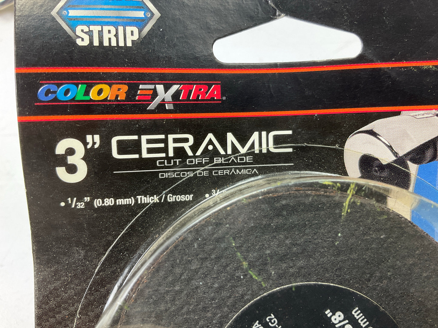 (10) Color Extra CX8465 Ceramic Grinding / Cut-Off Wheel 3'' X 1/32'' X 3/8''