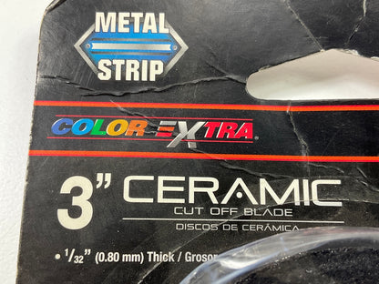 Pack Of 2 Color Extra CX8465 Ceramic Grinding / Cut-Off Wheel 3'' X 1/32'' X 3/8''
