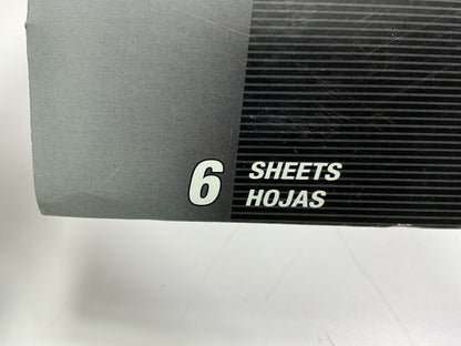 12 Sheets, Color Extra CX8472 Sandpaper Sheets 5-1/2'' X 9'', 400 Grit, Extra Fine
