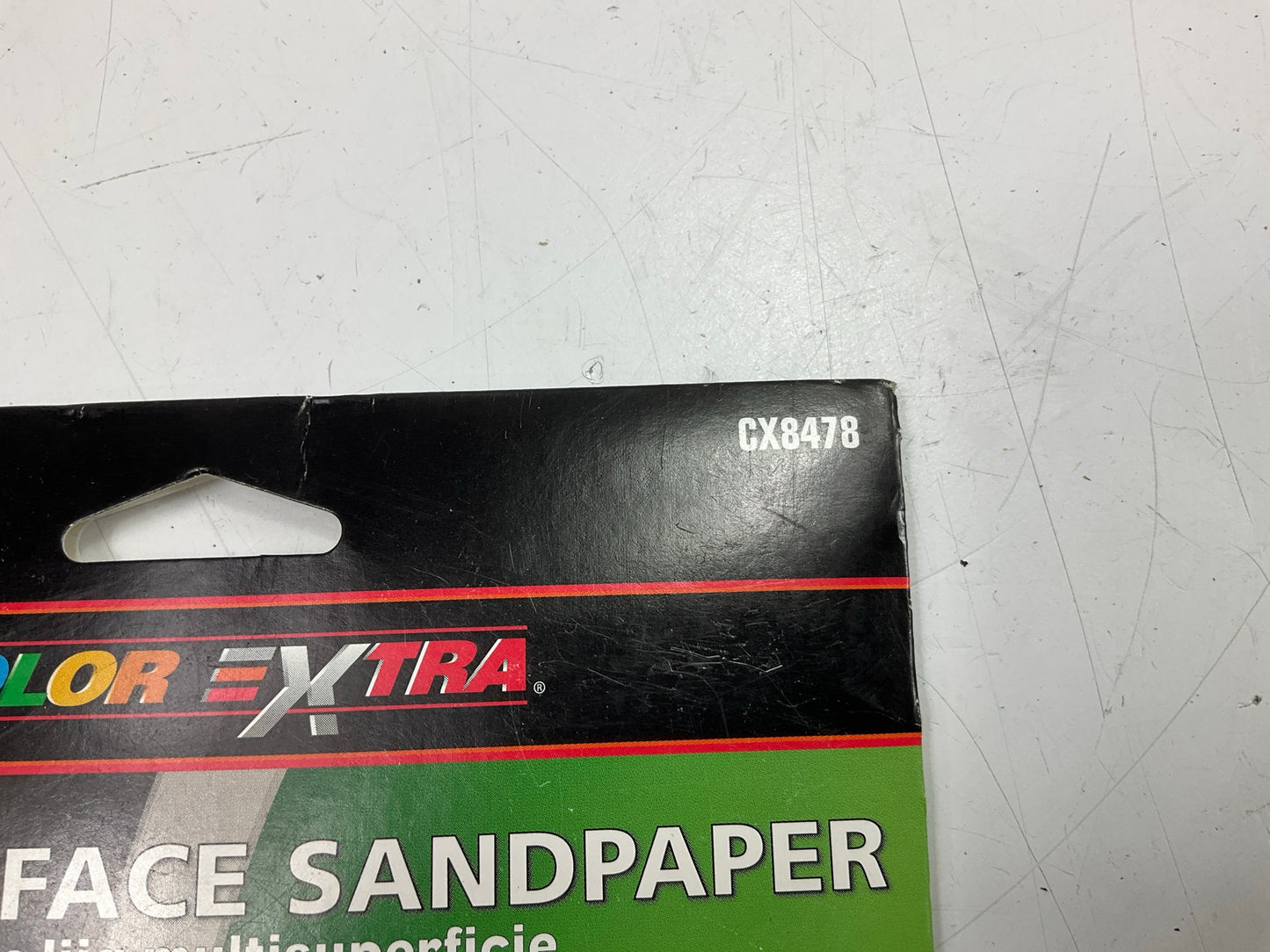 Color Extra CX8478 Sandpaper Sheets, P120 Grit , 5-1/2'' X 9'', 6 Sheets Total