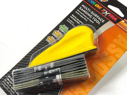Color Extra CX9800 Multi-Purpose Sanding Tool W/ Assorted Sheet 320 400 600 Grit