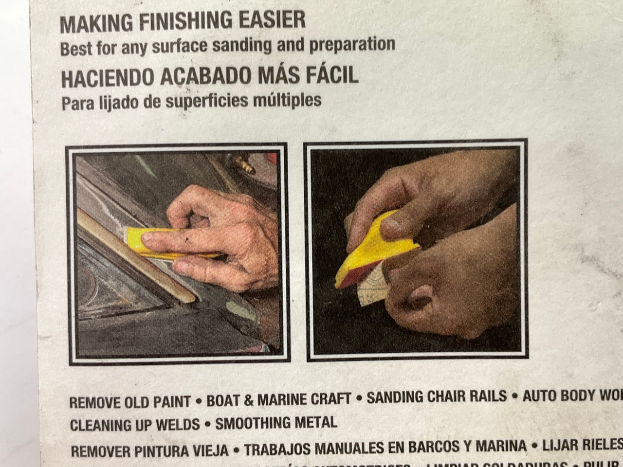 Color Extra CX9800 Multi-Purpose Sanding Tool W/ Assorted Sheet 320 400 600 Grit