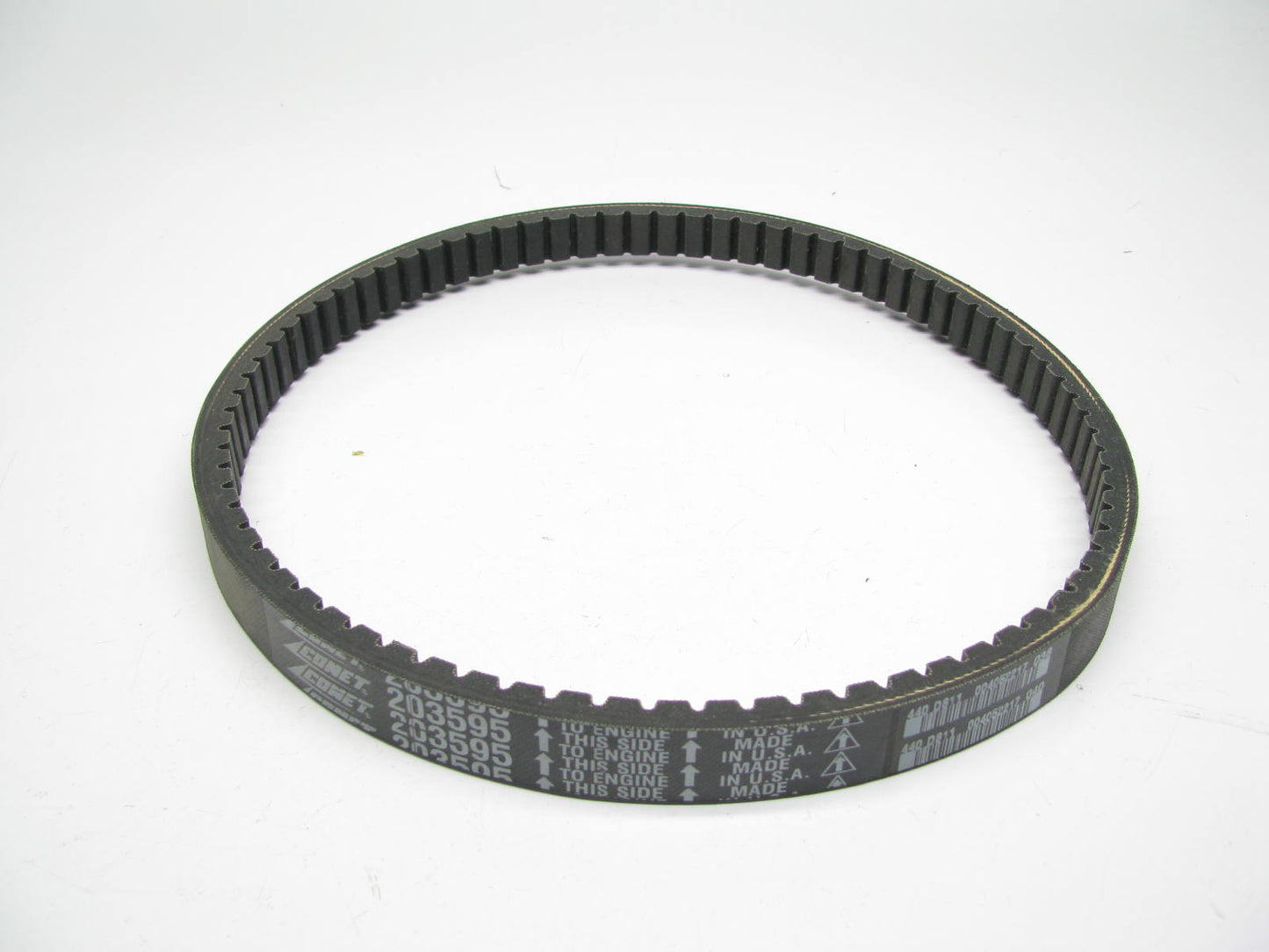 203595 Comet 30 Series Go Kart Belt  33-1/4'' X 3/4'' Top Width.  Cogged Belt.