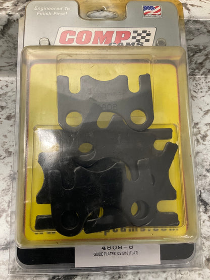 8 Comp Cams 4808-8 Small Block Chevy 5/16'' Push Rod 7/16'' Stud Flat Guide Plates
