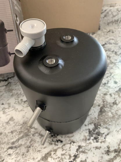 Comp Cams 5200 Vacuum Canister Reservoir Tank Black Powder Coated Aluminum