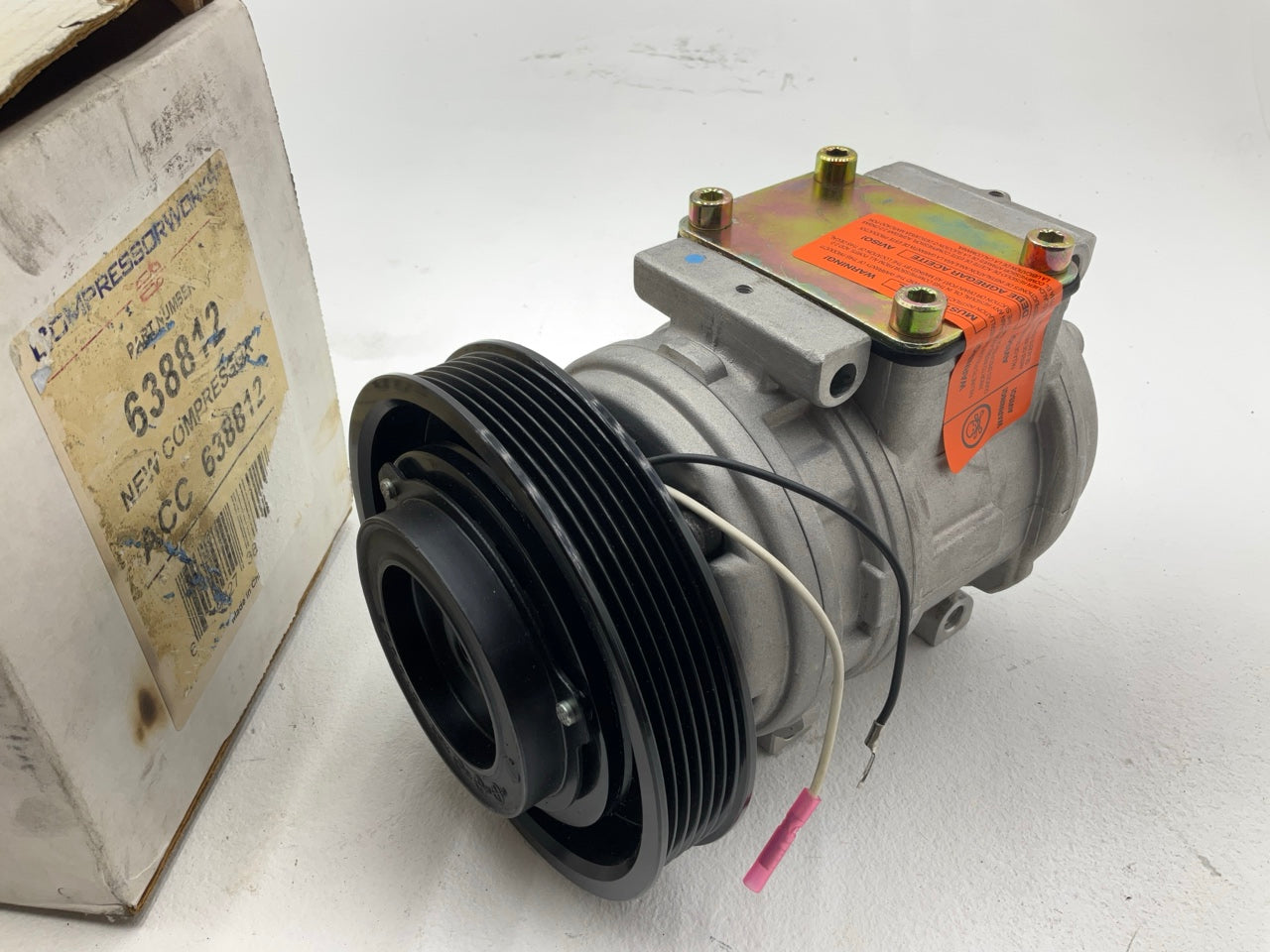 Compressor Works 638812 A/C Compressor For 1998-2002 Toyota Corolla 1.8L-L4