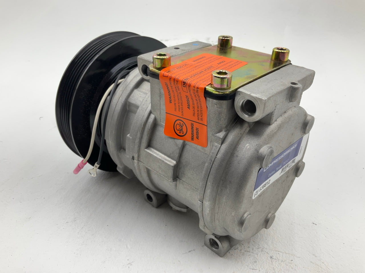 Compressor Works 638812 A/C Compressor For 1998-2002 Toyota Corolla 1.8L-L4