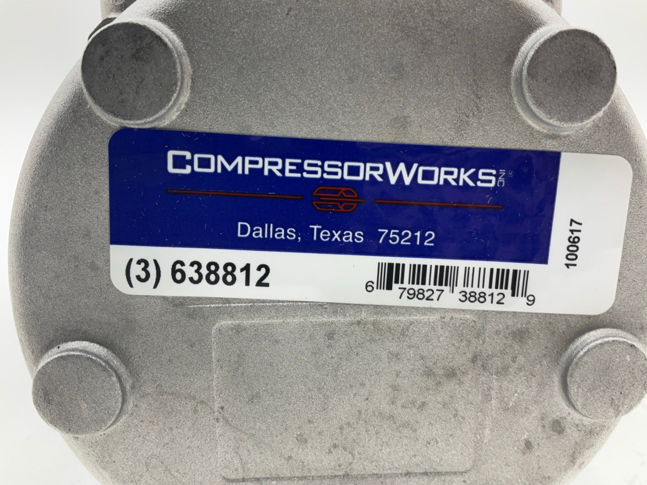 Compressor Works 638812 A/C Compressor For 1998-2002 Toyota Corolla 1.8L-L4