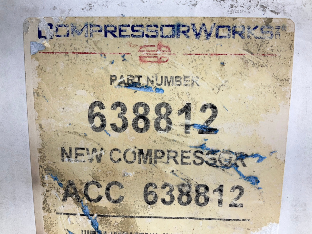 Compressor Works 638812 A/C Compressor For 1998-2002 Toyota Corolla 1.8L-L4
