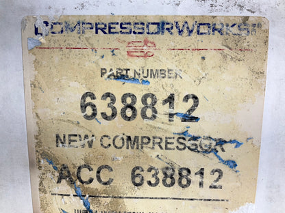 Compressor Works 638812 A/C Compressor For 1998-2002 Toyota Corolla 1.8L-L4