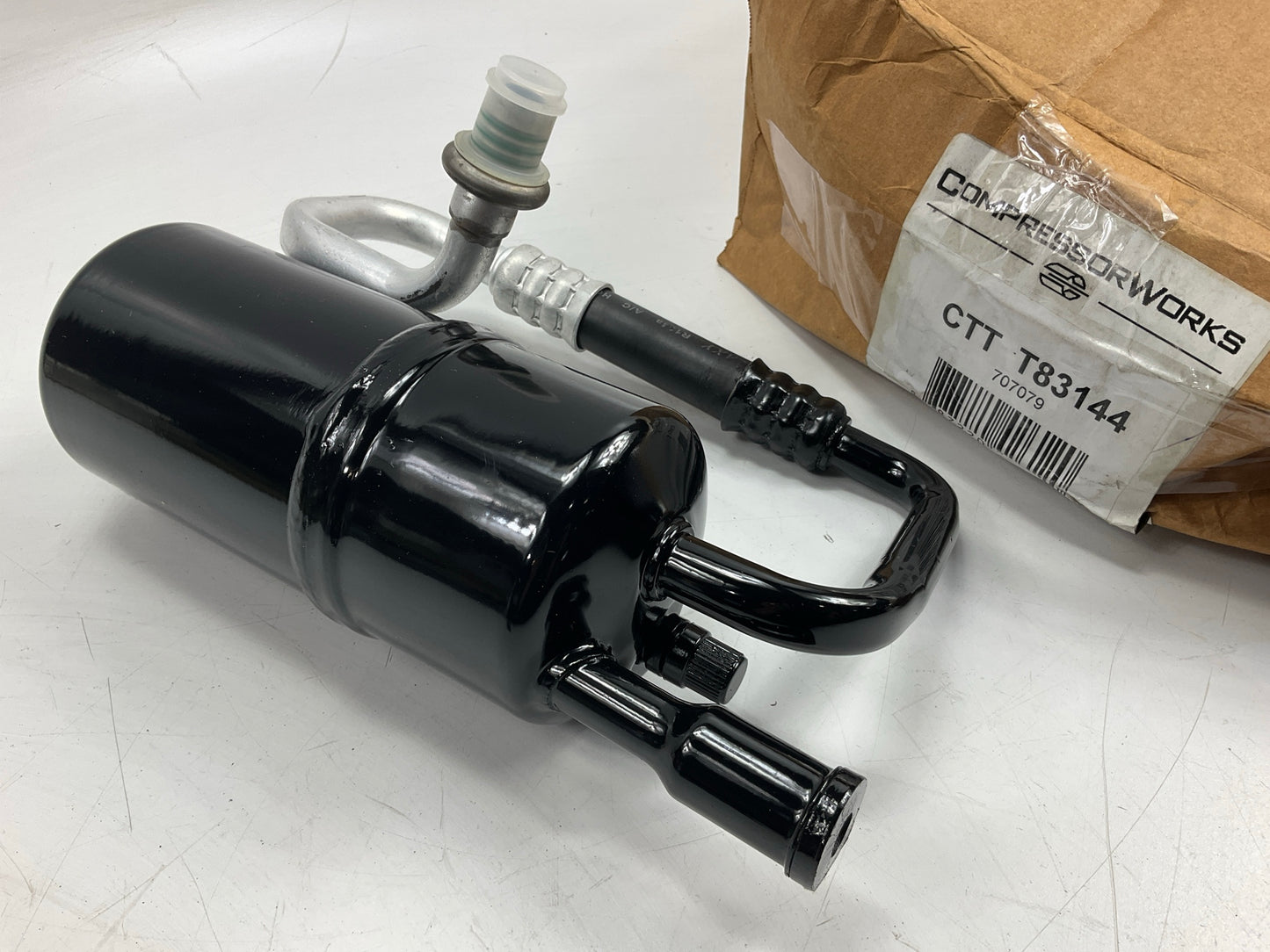 Compressor Works 707079 A/C Accumulator W/ Hose