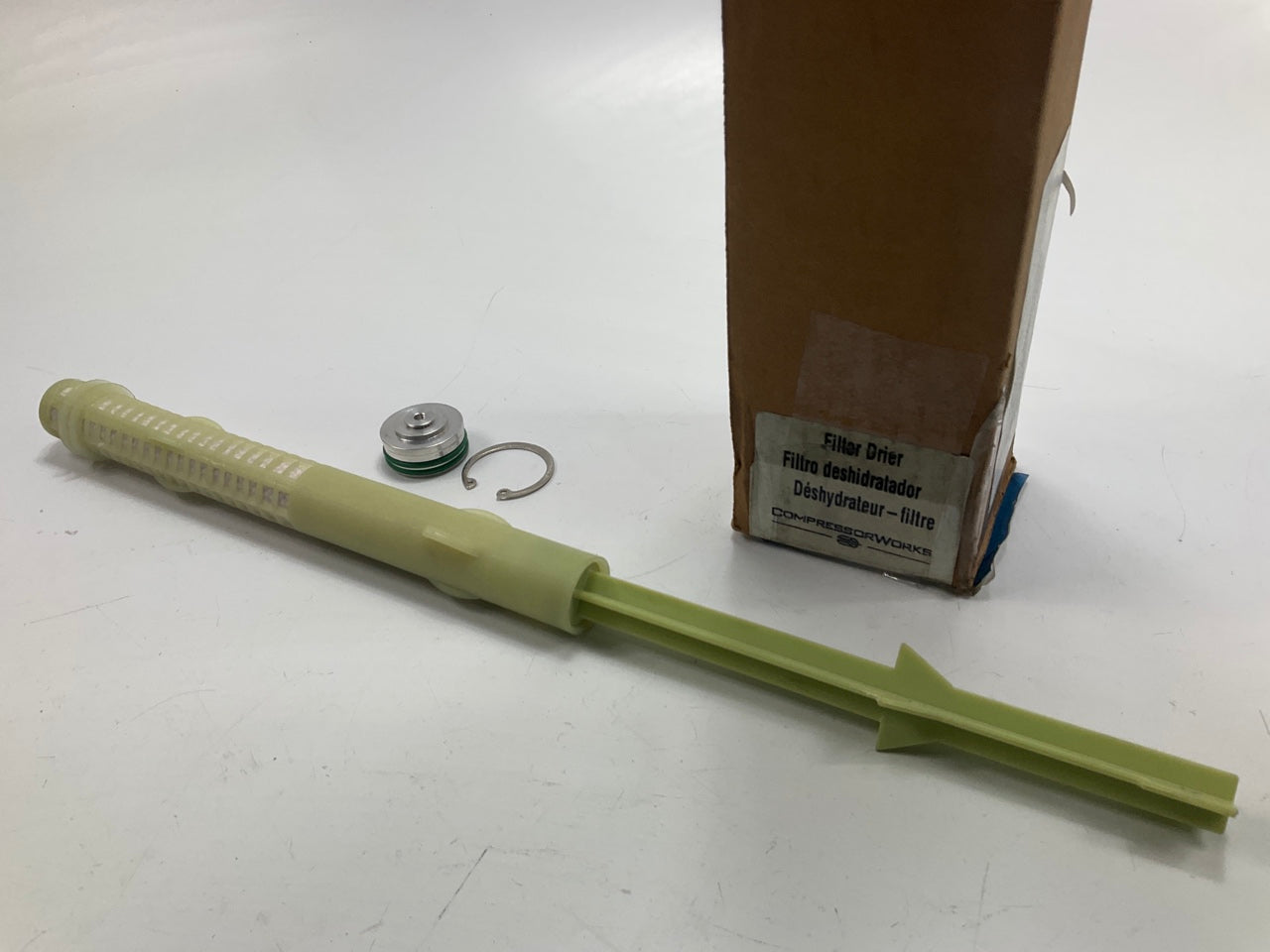 MISSING ADAPTER - Compressor Works 707714 A/C Receiver Drier Desiccant Element