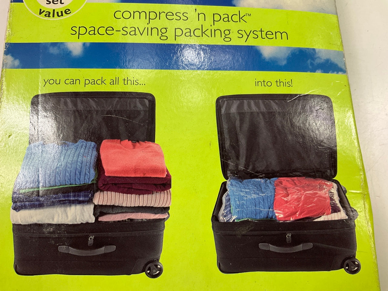 Conair TS980CP Transparent Compress N Pack Space Saving Packing System