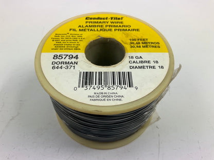 Conduct-tite 85794 Black 100 Feet Primary Auto Wire 18 Gauge
