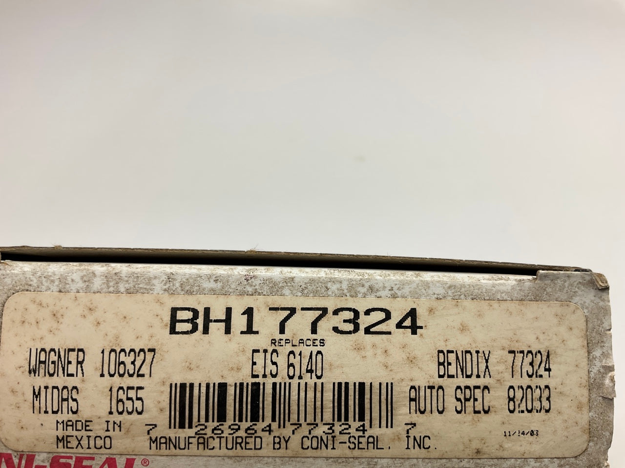 Coni-seal BH177324 Brake Hydraulic Hose - Front Right