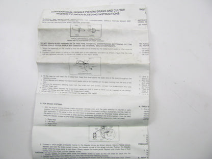 Coni-seal CM126884 Clutch Master Cylinder - 1992 Ford Explorer, Ranger