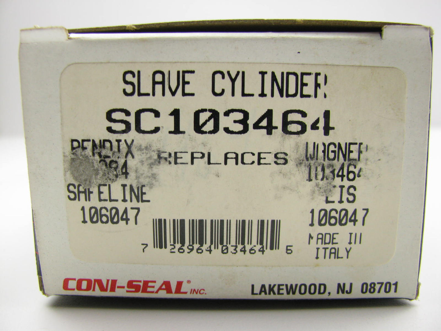 CONI-SEAL SC103464 Clutch Slave Cylinder For 84-87 Corolla 85-88 Chevrolet Nova