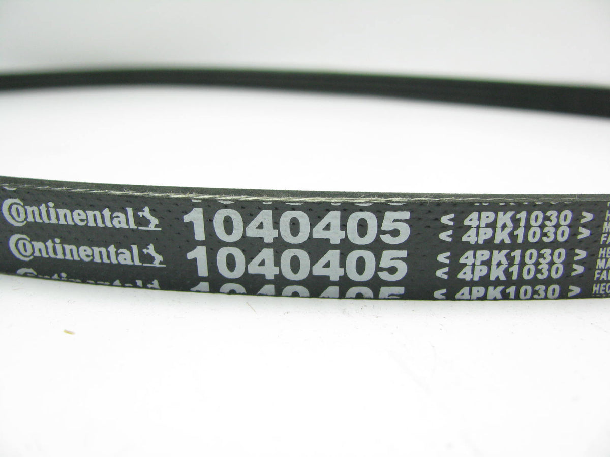 Continental 1040405 4PK1030 Serpentine Belt - 0.56'' X 41.00'' - 4 Ribs
