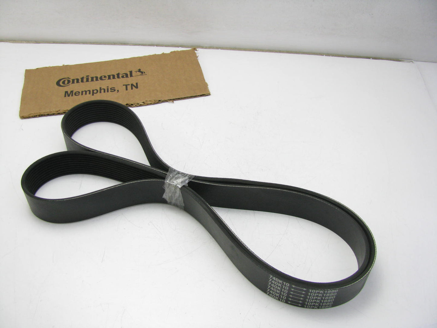 Continental 10PK1880 Serpentine Belt - 1.367'' X 74.531'' - 10 Ribs, K100739