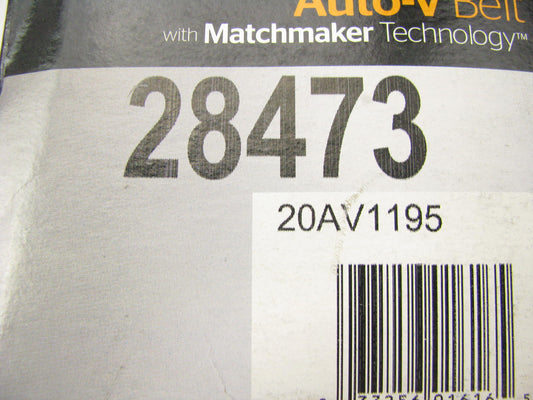 Continental 28473 Accessory Drive Belt - 0.875'' X 46.875'' - 38 Degree