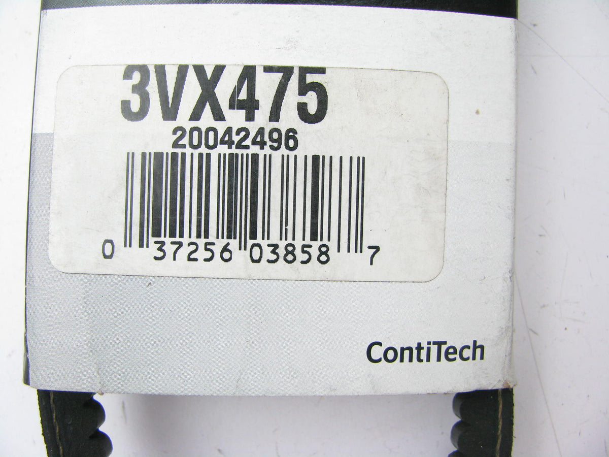 Continental 3VX475 Industrial VX-Wedge Accessory Drive Belt - 3/8'' X 47.50''