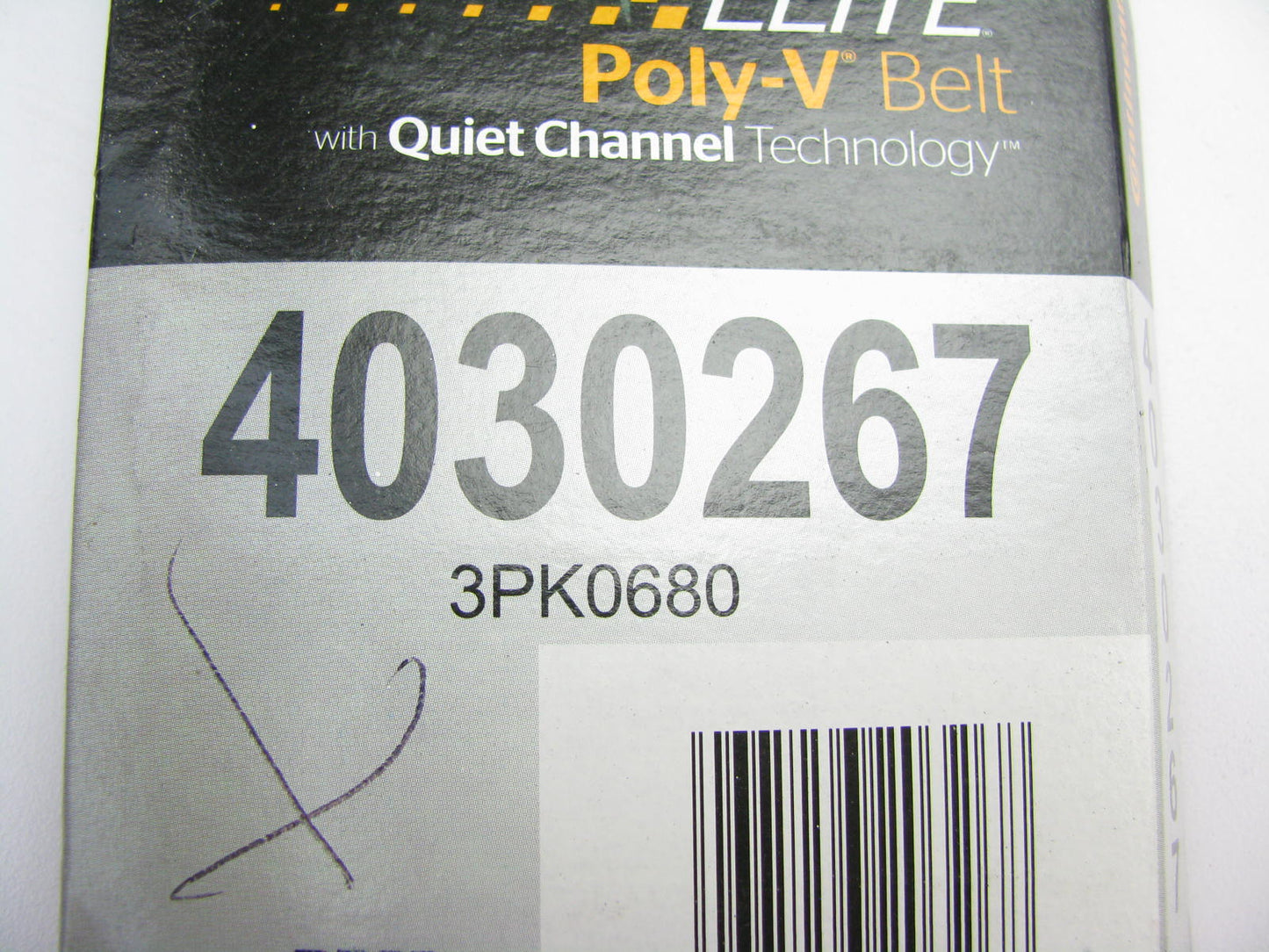 Continental 4030267 Serpentine Belt - 0.42'' X 27.38'' - 3 Ribs
