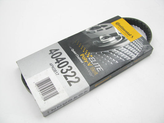 Continental 4040322 Serpentine Belt - 0.56'' X 32.20'' - 4 Ribs
