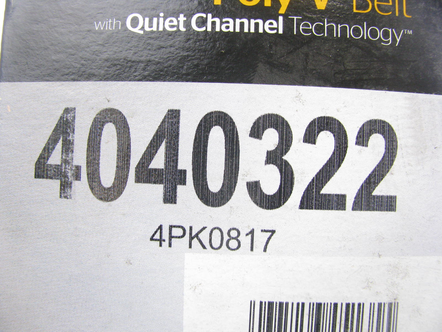 Continental 4040322 Serpentine Belt - 0.56'' X 32.20'' - 4 Ribs