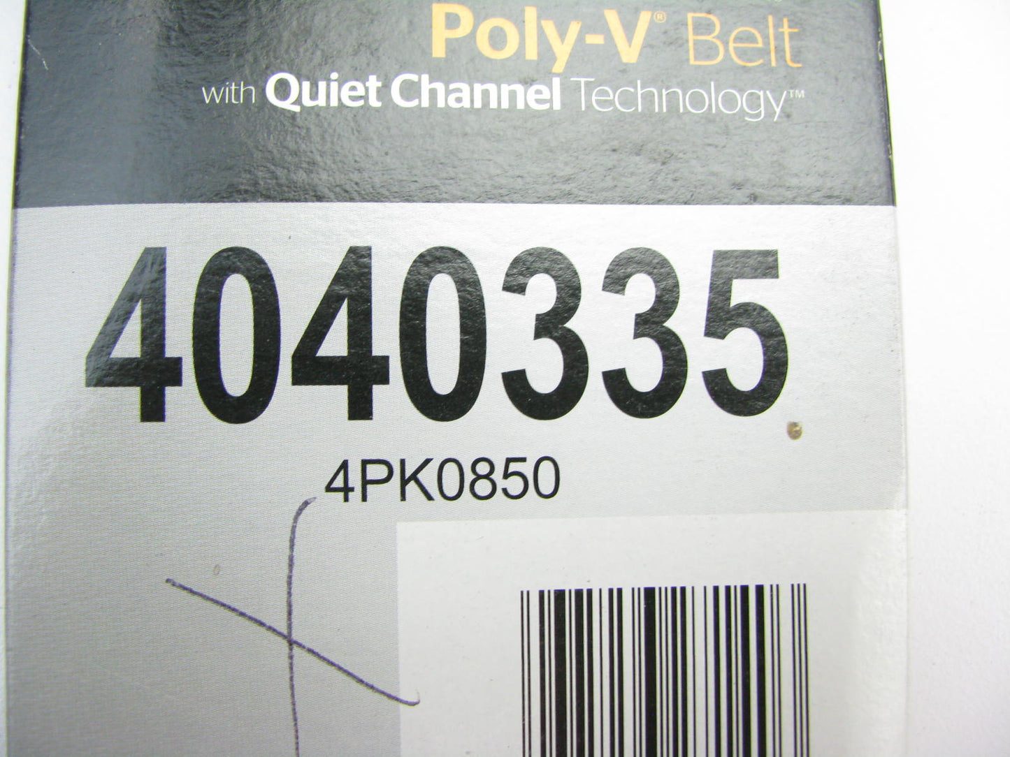 Continental 4040335 Serpentine Belt - 0.56'' X 34'' - 4 Ribs